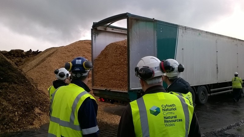 NRW officers inspecting a waste site